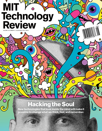 MIT Technology Review cover titled Hacking the Soul.